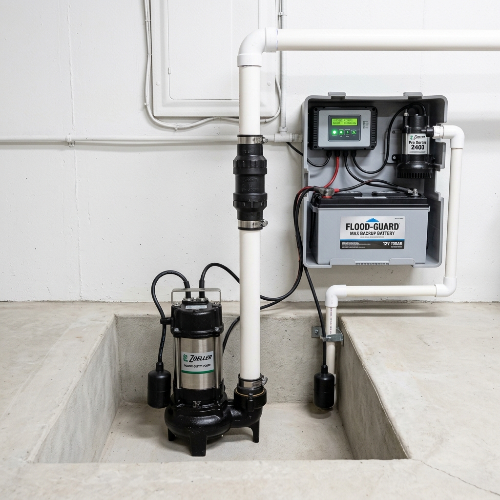 Heavy Duty Sump Pump Install